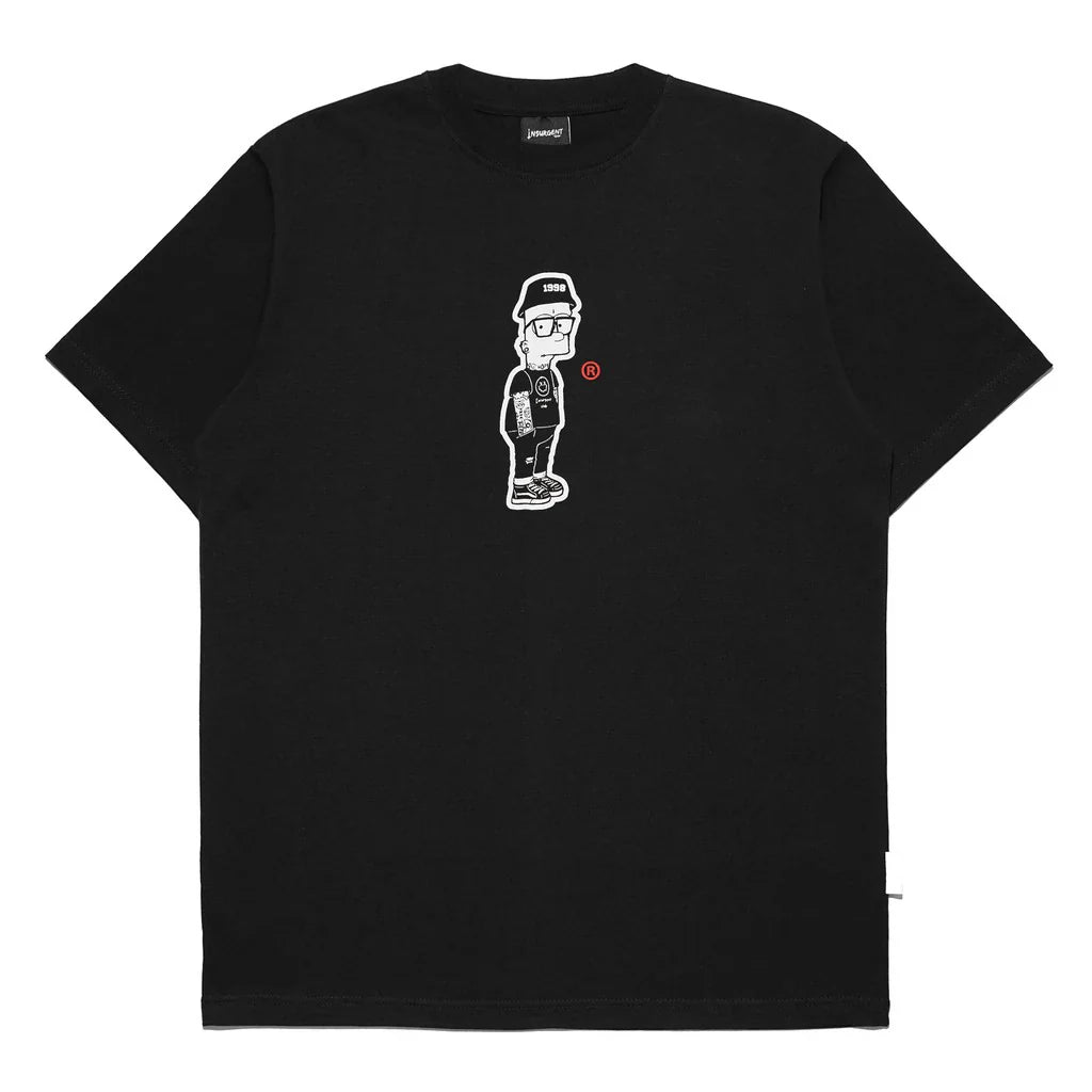 Insurgent Club - Tshirt 1998 Black Graphic