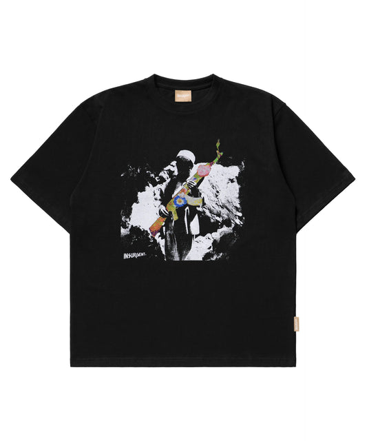 Black Air-Flex Petals And Bullet Tshirt