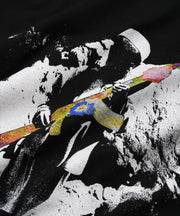 Black Air-Flex Petals And Bullet Tshirt