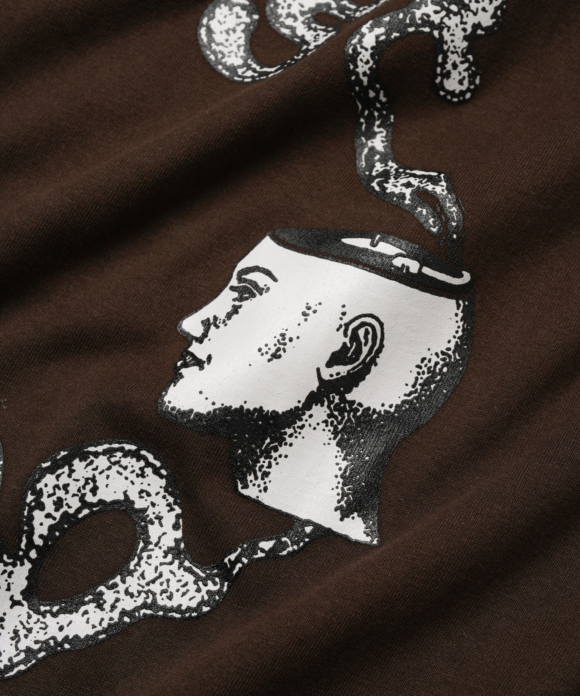 Brown Manche Tshirt