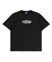 HONMONJI TEMPLE IN SNOW AT IKEGAMI EMBROIDERED T-SHIRT