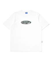 HONMONJI TEMPLE IN SNOW AT IKEGAMI EMBROIDERED T-SHIRT