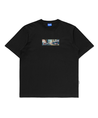 JAPANESE STATION EMBROIDERED T-SHIRT