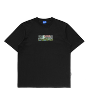 SAMURAI NEAR THE WATERFALL EMBROIDERED T-SHIRT