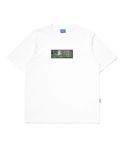 SAMURAI NEAR THE WATERFALL EMBROIDERED T-SHIRT