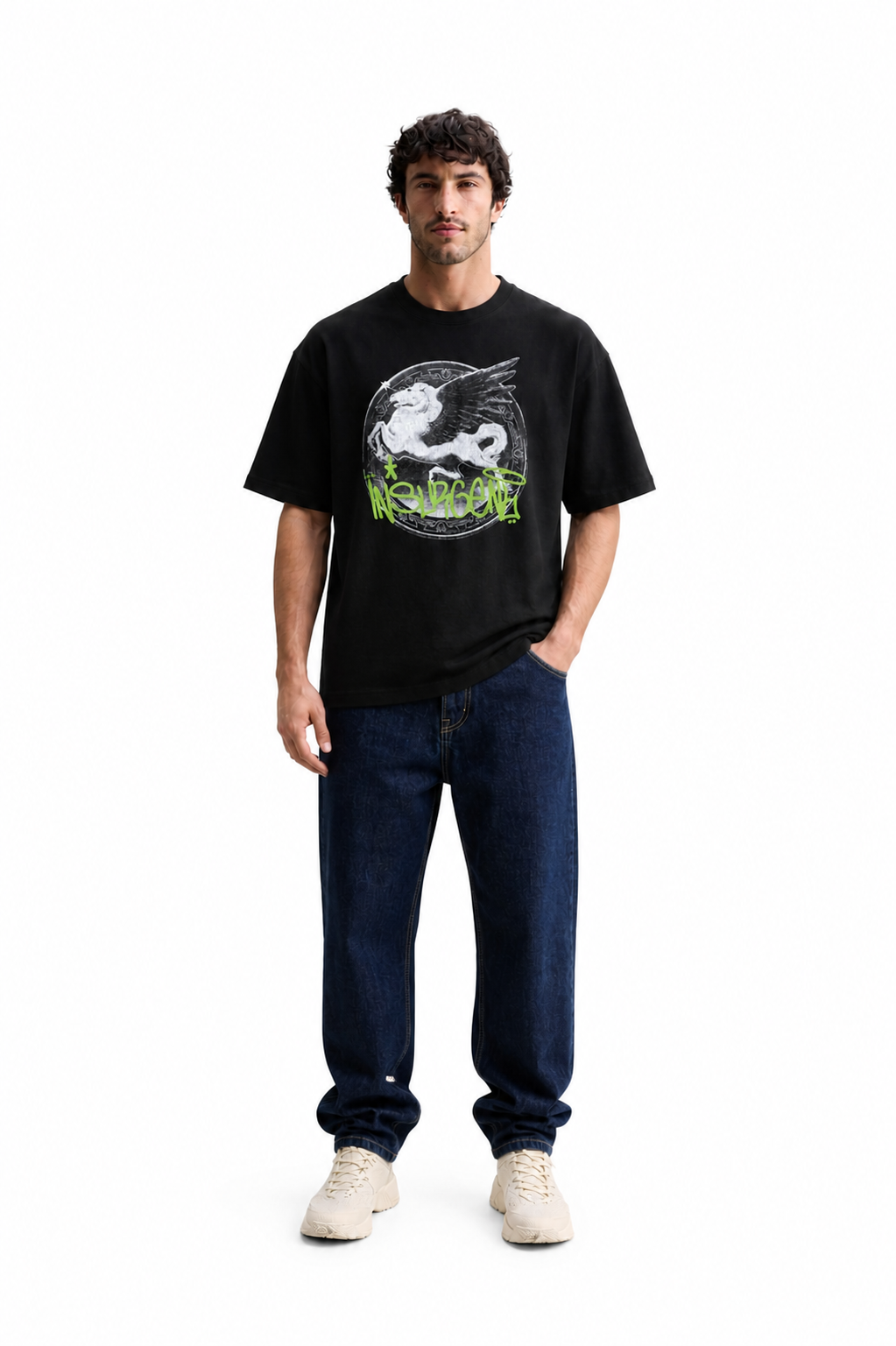 BLACK PEGASUS TSHIRT